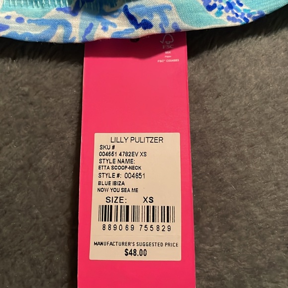 Lilly Pulitzer Etta Top - Picture 5 of 5
